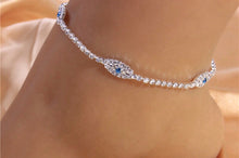 Load image into Gallery viewer, Silver Rhinestone Anklet
